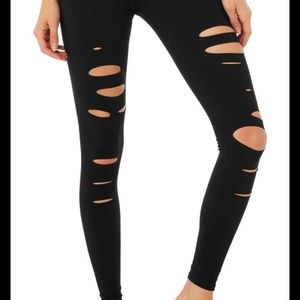 Alo High Waist Ripped Warrior Legging